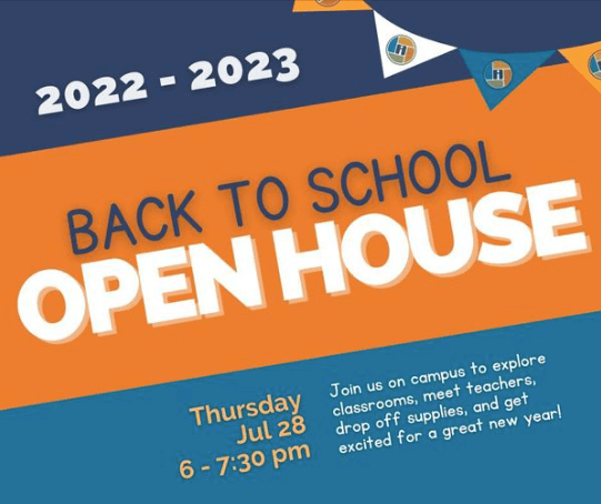 2022 - 2023 Back to School Open House